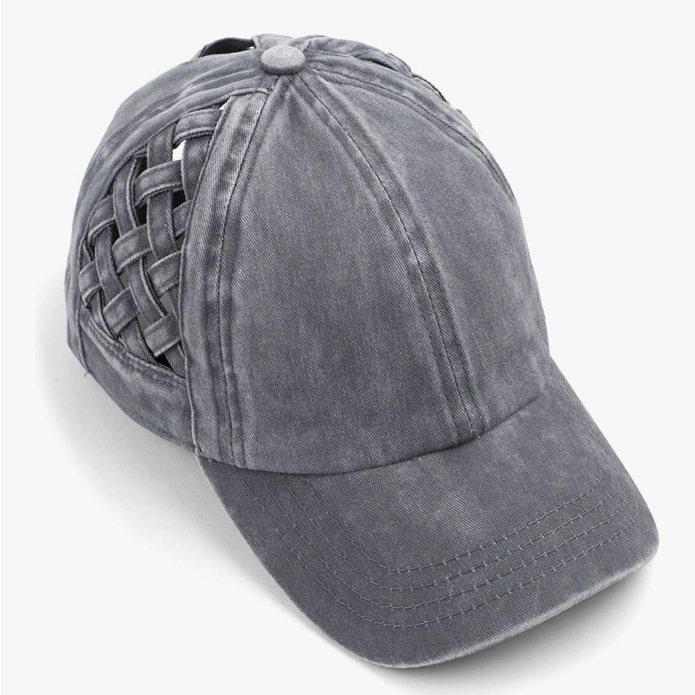 C.C Black Criss Cross Cap